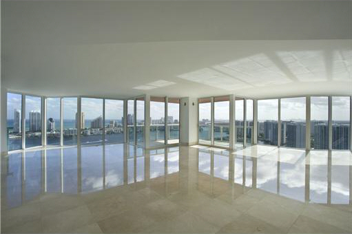 Hidden Bay Condominium in Aventura open floor plans, floor to ceiling windows - MLS #: A1599634