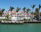 Luxury homes and estates at Indian Creek Island in Miami, Miami Beach South Florida