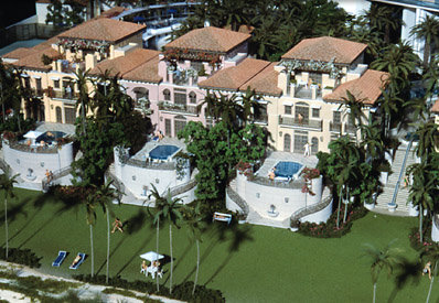 The Miami Beach Bath Club oceanfront villas and townhomes.