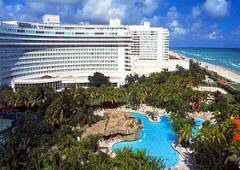 Fontainebleau 2 and Fontainebleau 3 luxury condo hotel in Miami Beach.