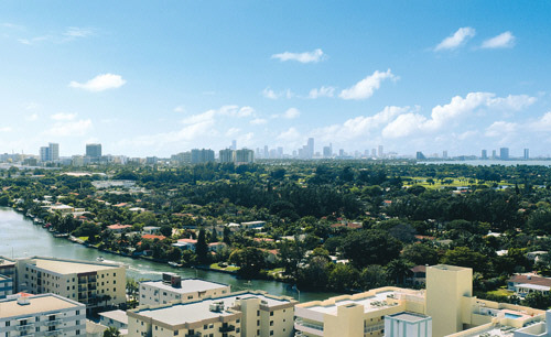 The Mosaic Miami Beach western cityscape views
