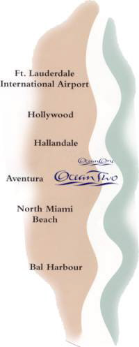 Ocean Two Condominium Location in Sunny Isles, Miami Beach