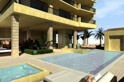 Sayan Condominium in Sunny Isles Beach pool