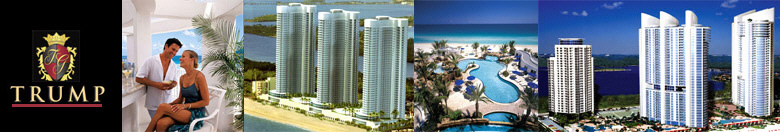 Trump Towers and Trump Grande in Sunny Isles Beach, Miami Beach Florida